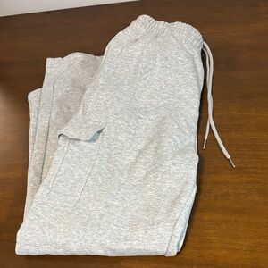 Gray Cargo Sweat Pants